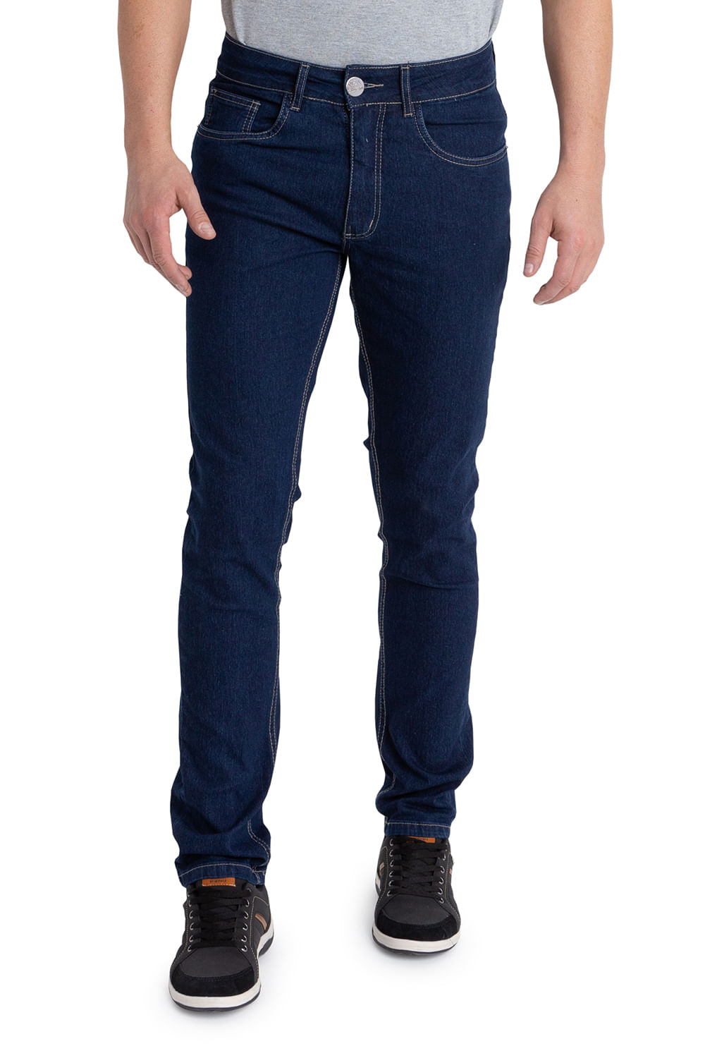 Calça Jeans Masculina Max Denim Slim Azul Escuro