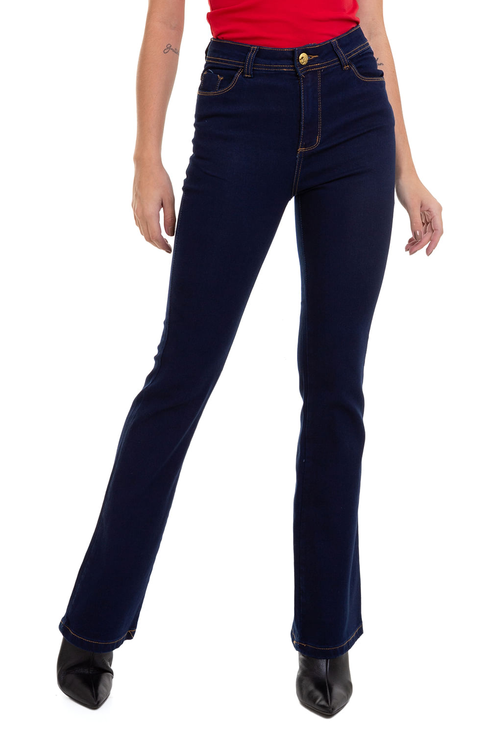 calça jeans jezzian flare