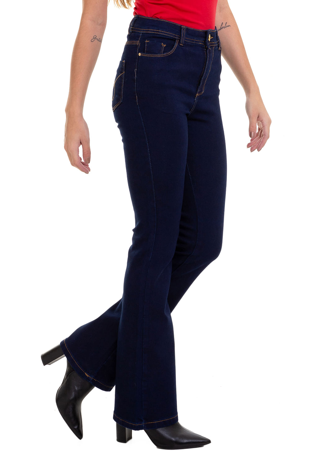 calça jeans jezzian flare